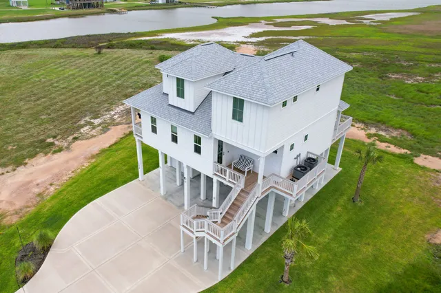 a view of an ocean and beach