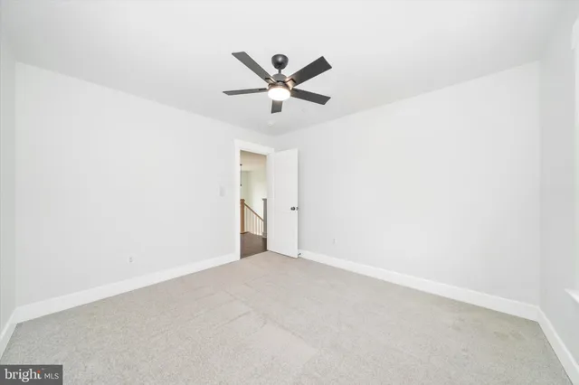 a view of an empty room