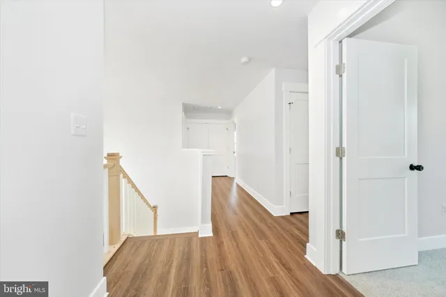 a view of a room with an empty space