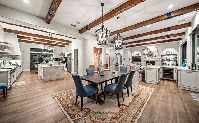 a bathroom with a sink double vanity and a mirror