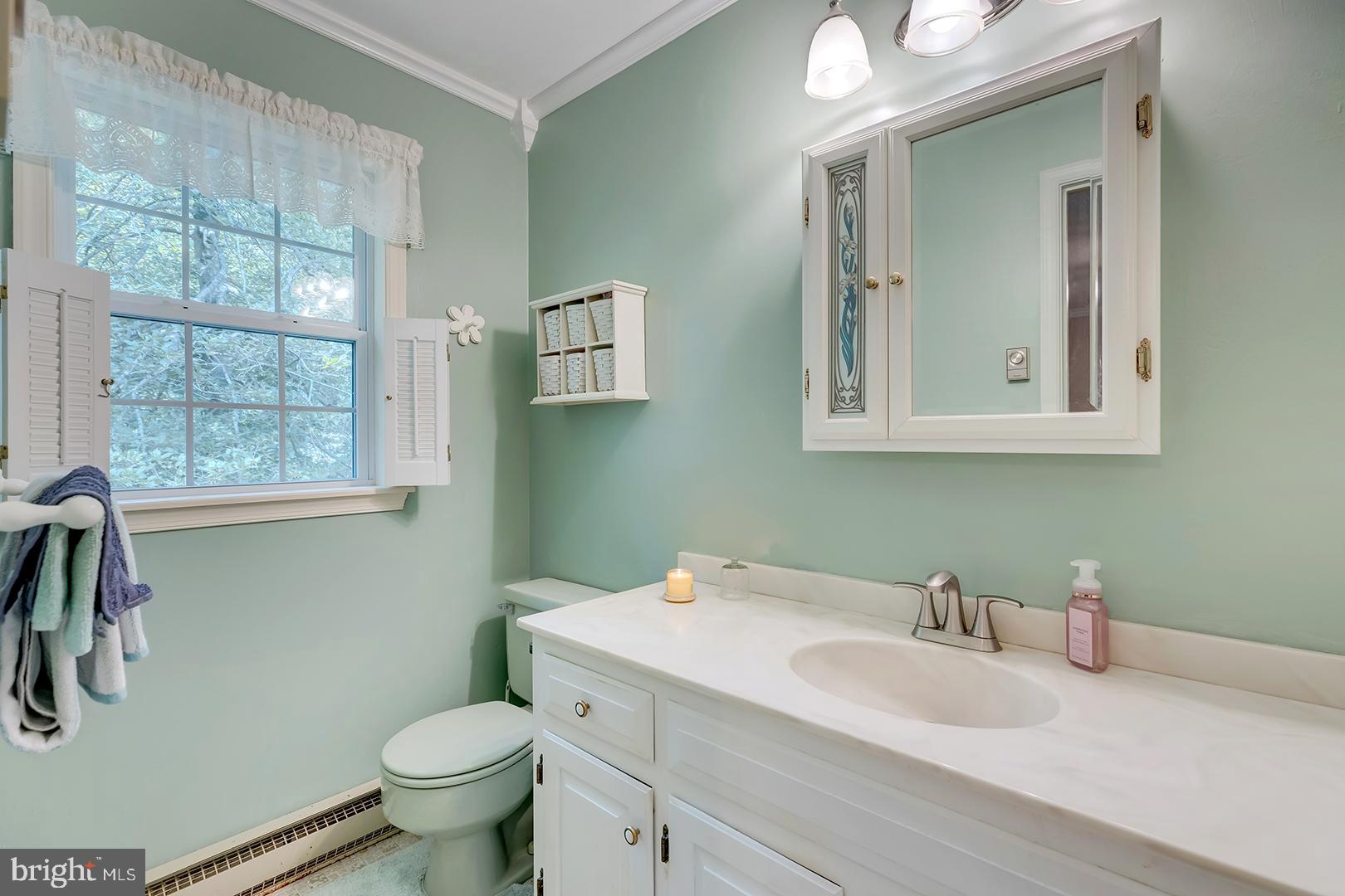 3910 5 Friars Road Salisbury, MD 21804 - Photo 32 of 45 a bathroom with a granite countertop sink mirror and a toilet