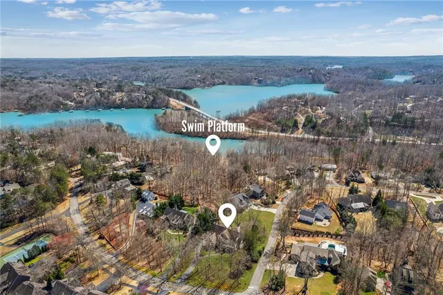 front view of a house with a garden