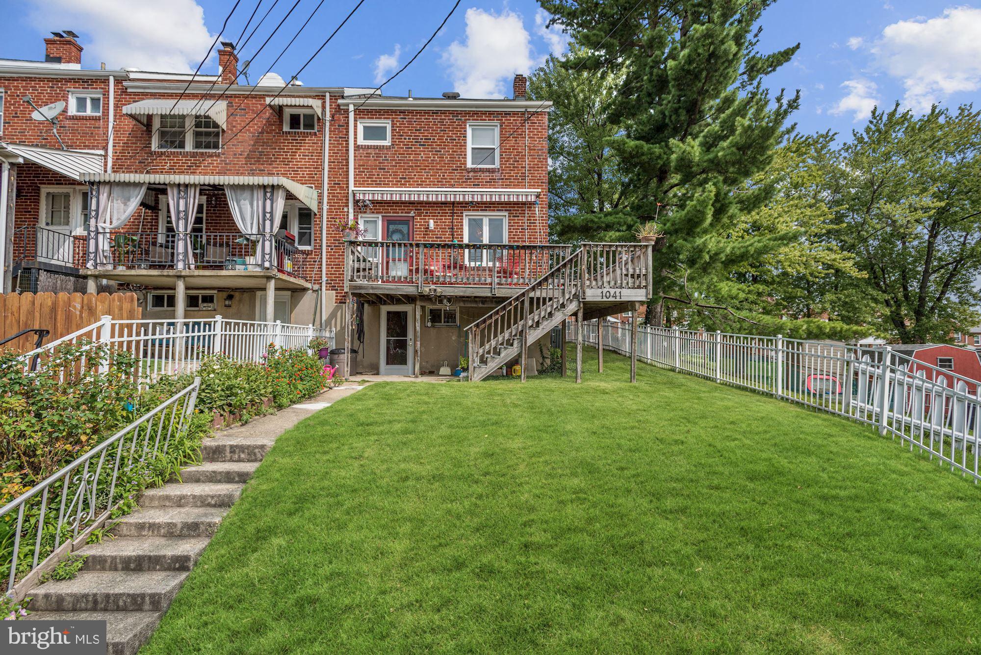 1041 Downton Road Baltimore, MD 21227 - Photo 35 of 40 Fenced level rear yard with shed