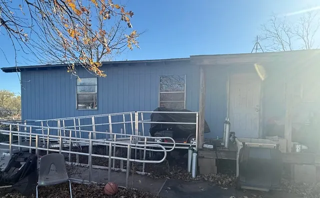 a view of outdoor space with seating space