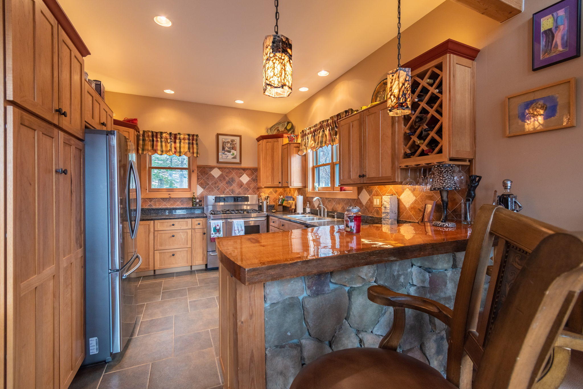 2020 Ridgeview Road Carrabassett Valley, ME 04947 - Photo 12 of 96 kitchen