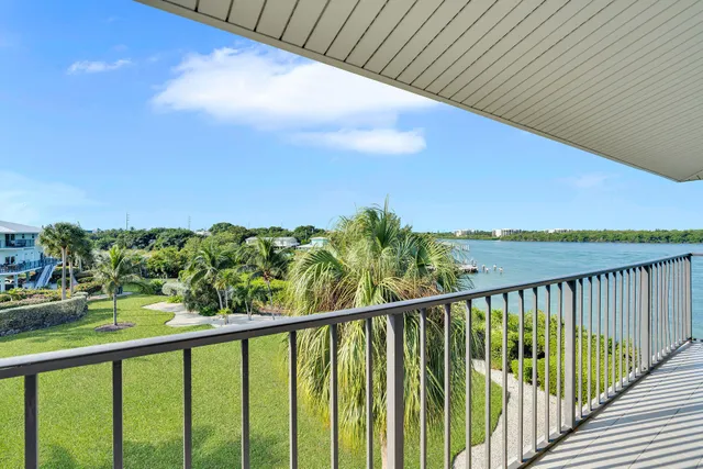 a view of a balcony with outdoor space