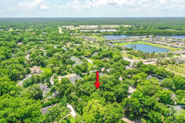 a view of a yard with an outdoor space