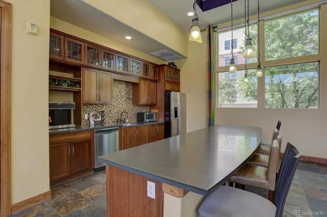 a view of a house with entertaining space