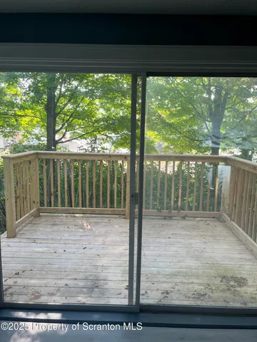 a view of front door