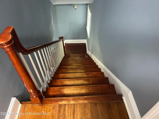 a view of empty room with a window