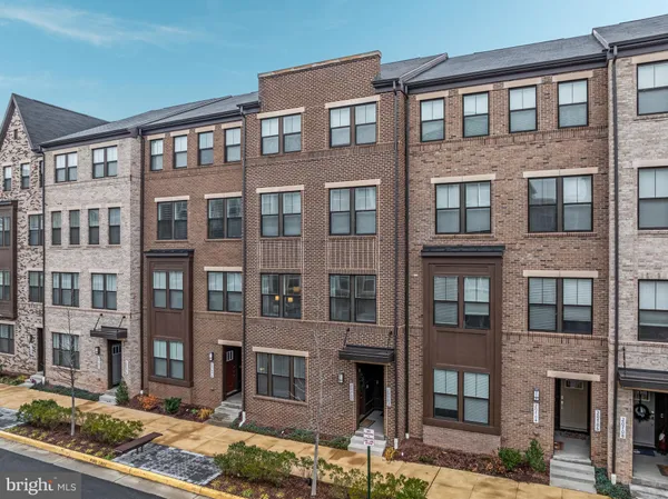 a front view of a building with street