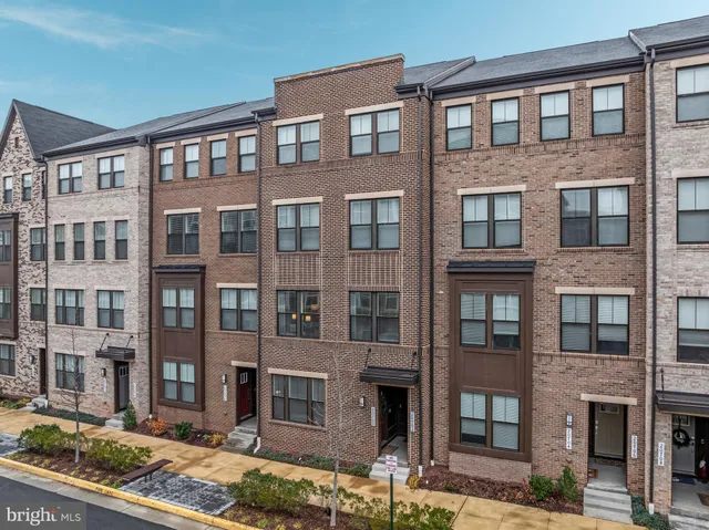 a front view of a building with street