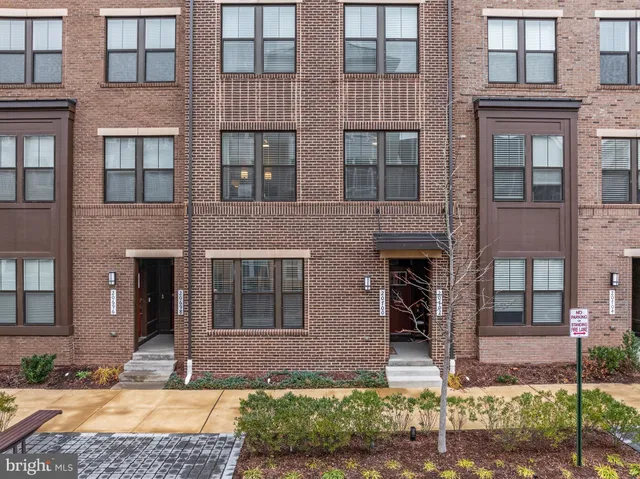 a front view of a building