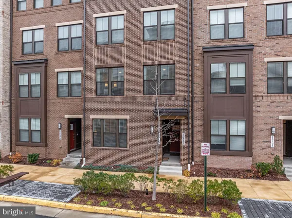 a front view of a building