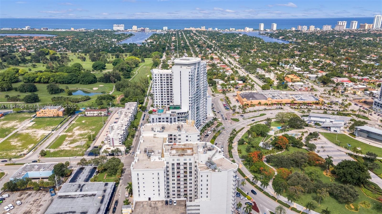 1830 Radius Drive, Unit 405 Hollywood, FL 33020 - Photo 18 of 19 an aerial view of multiple house