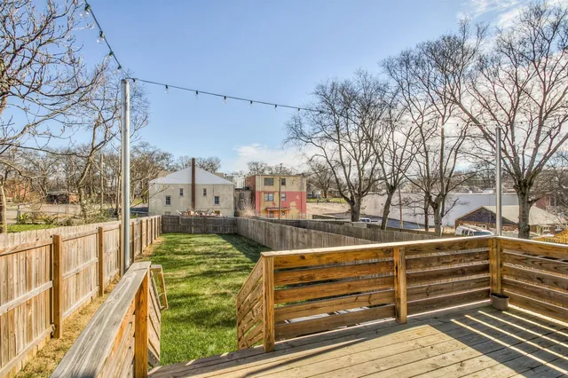 a view of outdoor space with garden