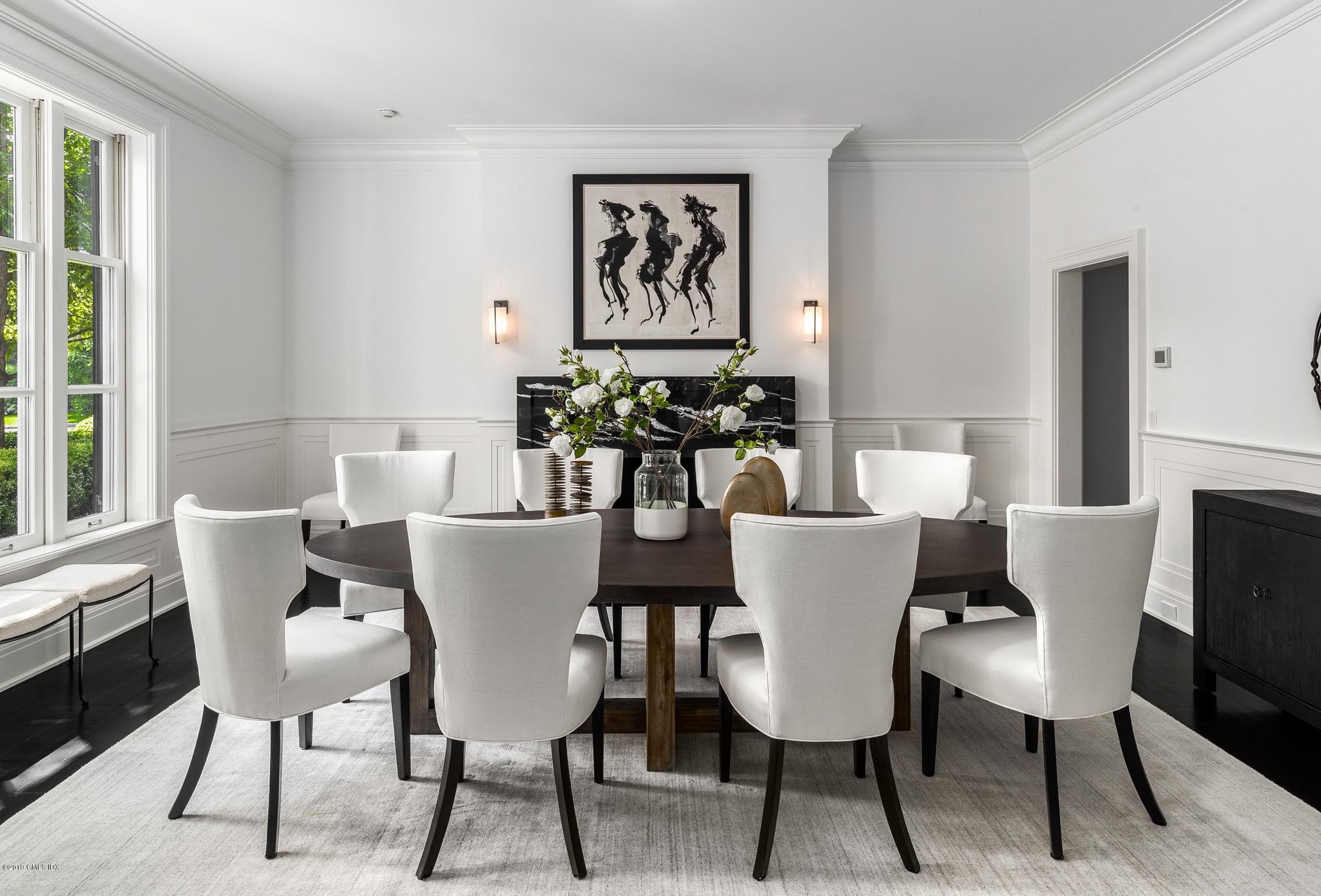 16 Andrews Farm Road Greenwich, CT 06831 - Photo 12 of 44 a view of a dining room with furniture and window