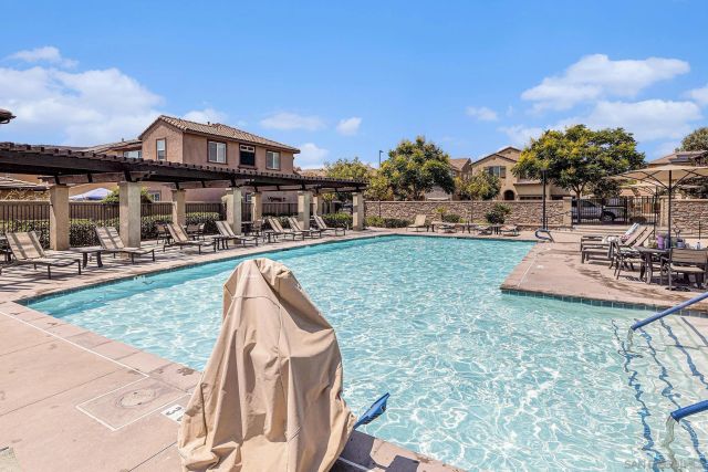 a view of an ocean and a mountain