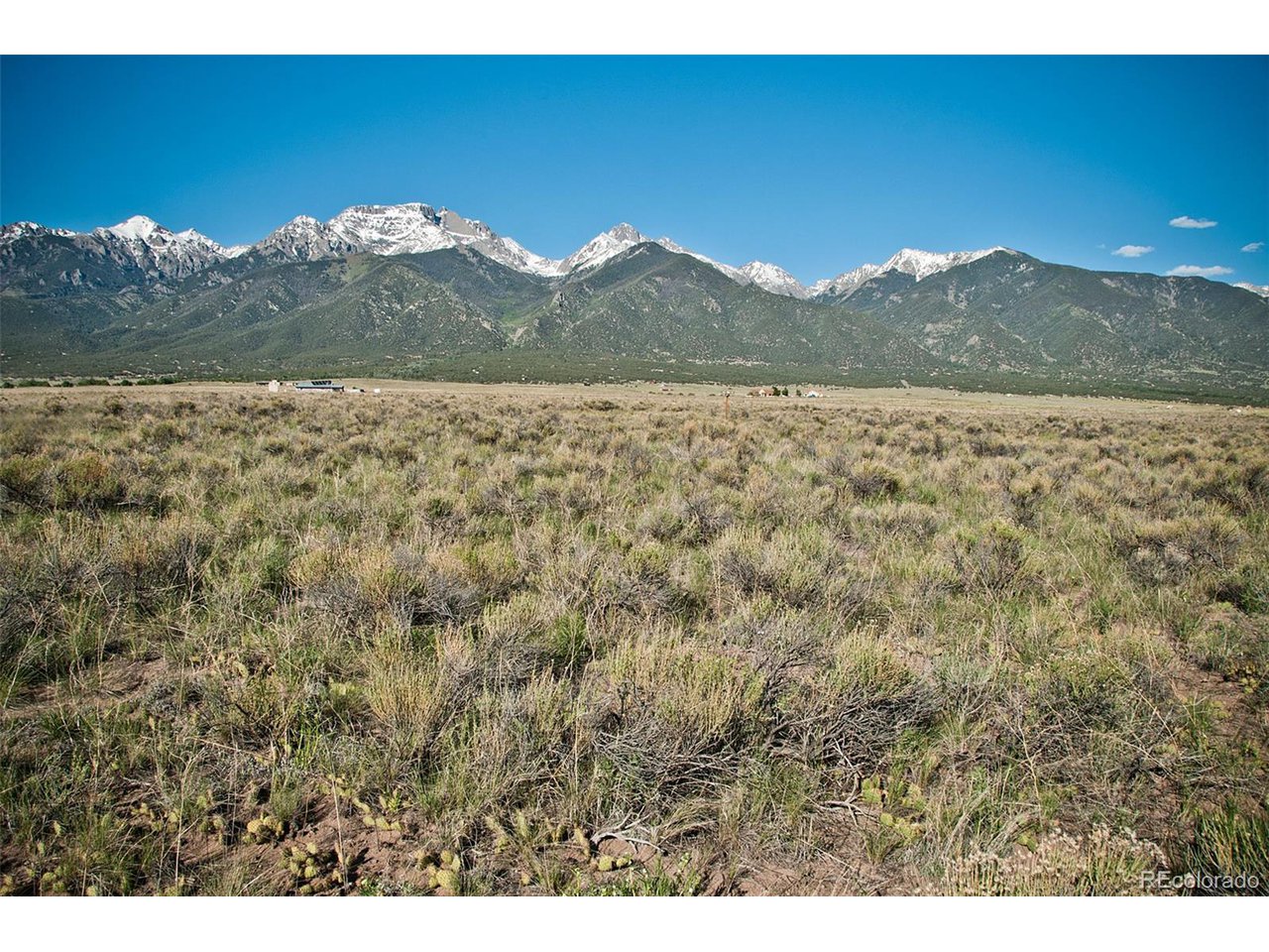 620 Pine Cone Road Crestone, CO 81131 - Photo 1 of 5 a view of a yard with a mountain view