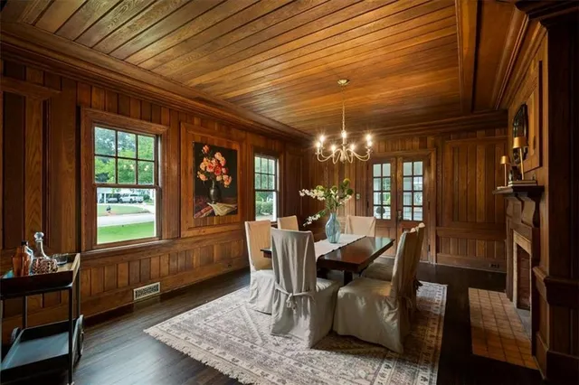 a kitchen with cabinets and appliances