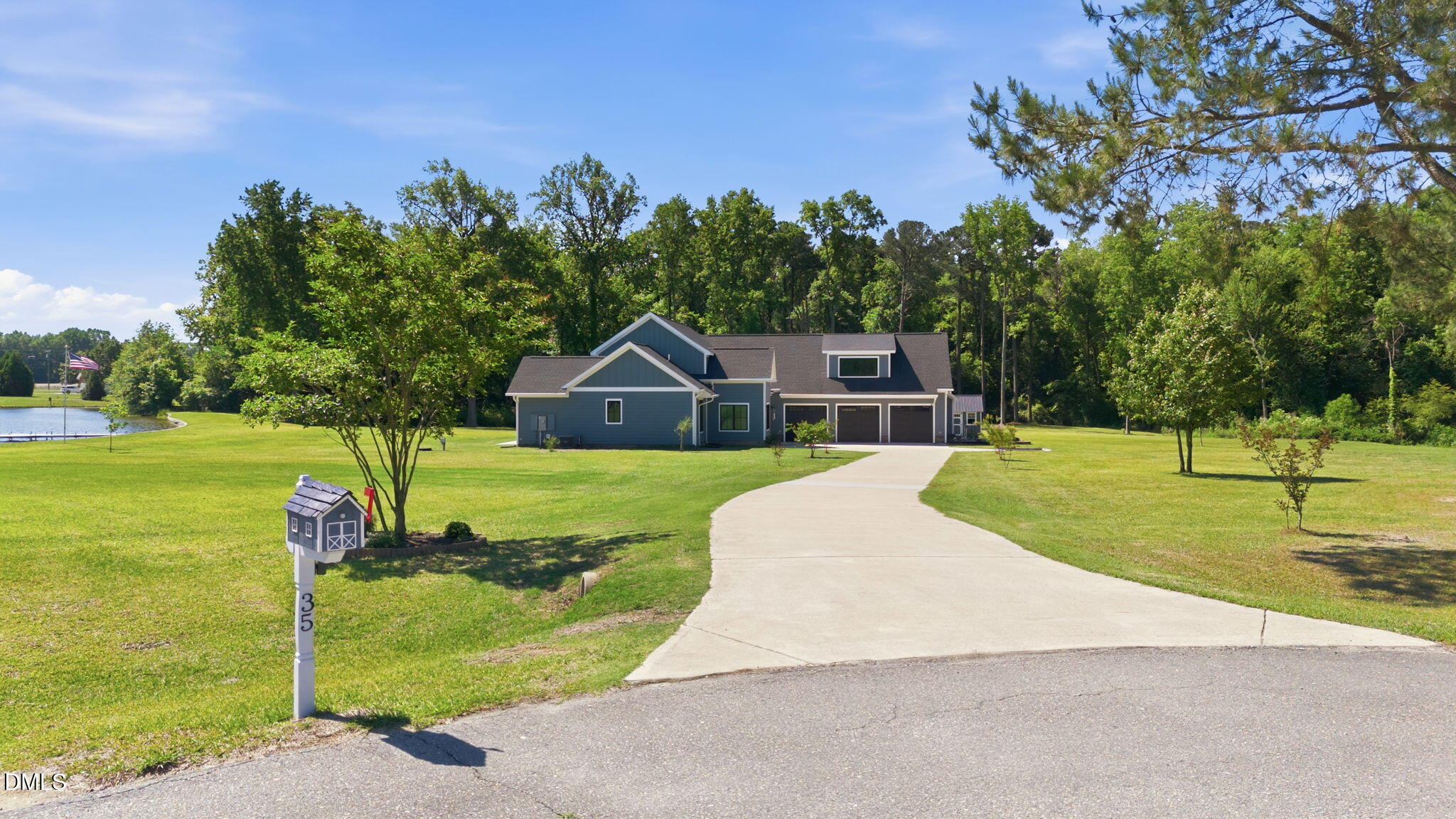 35 North Rippling Court Smithfield, NC 27577 - Photo 46 of 59 a front view of a house with a yard