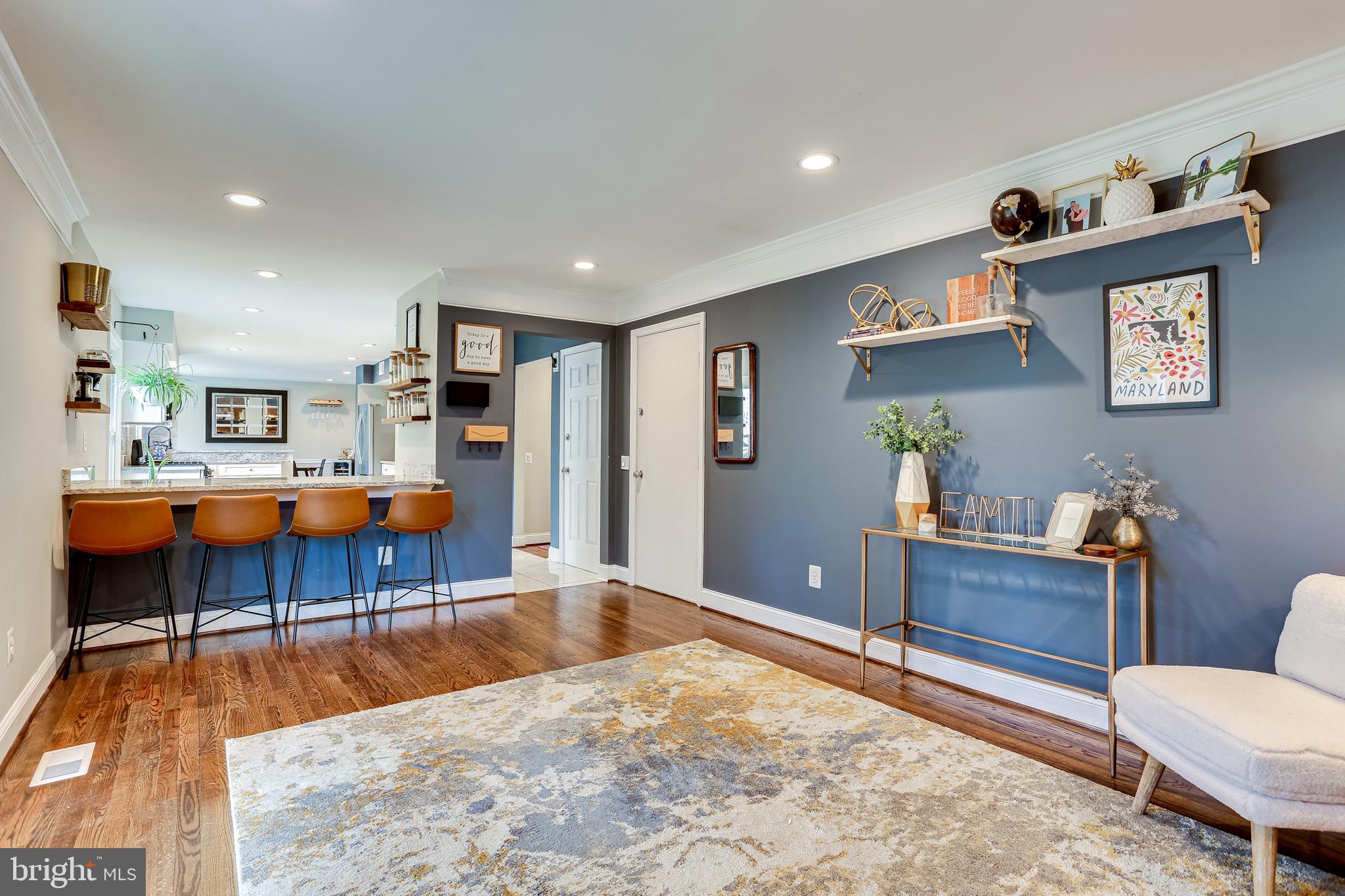 11301 Classical Lane Silver Spring, MD 20901 - Photo 13 of 43 Massive breakfast bar between kitchen & fam rm
