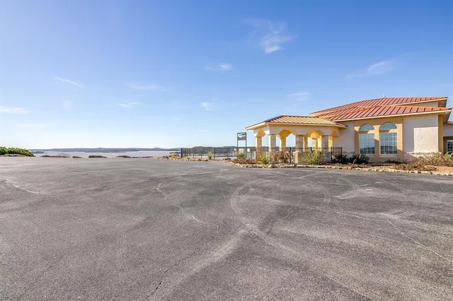 a view of an ocean and city