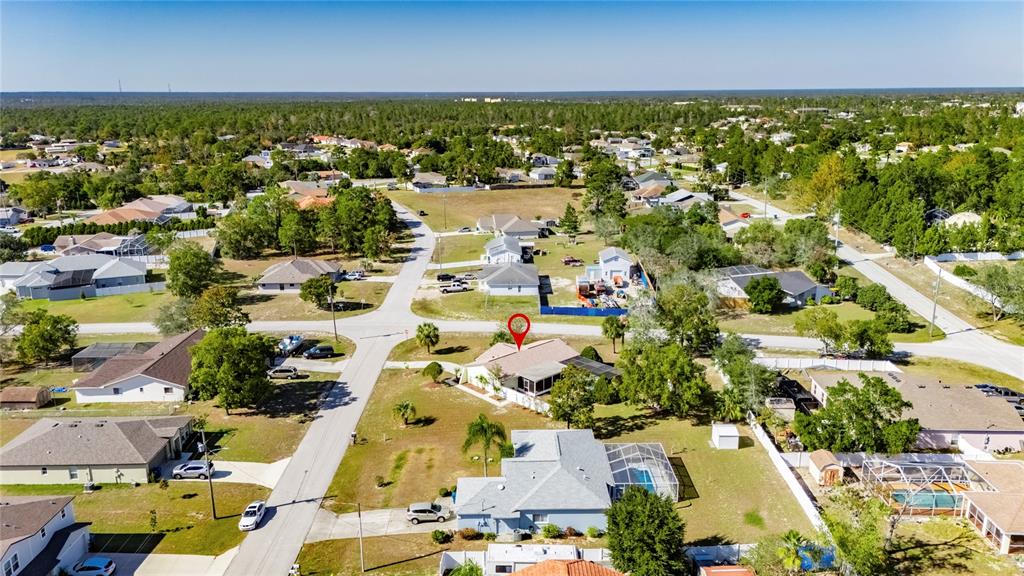 13035 Santee Street Spring Hill, FL 34609 - Photo 38 of 39 an aerial view of residential houses with outdoor space