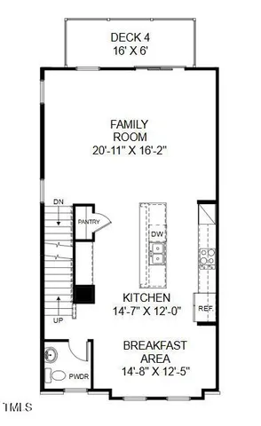 a view of a bench in a back yard