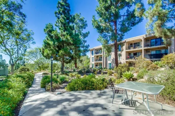 a view of a building with a outdoor space