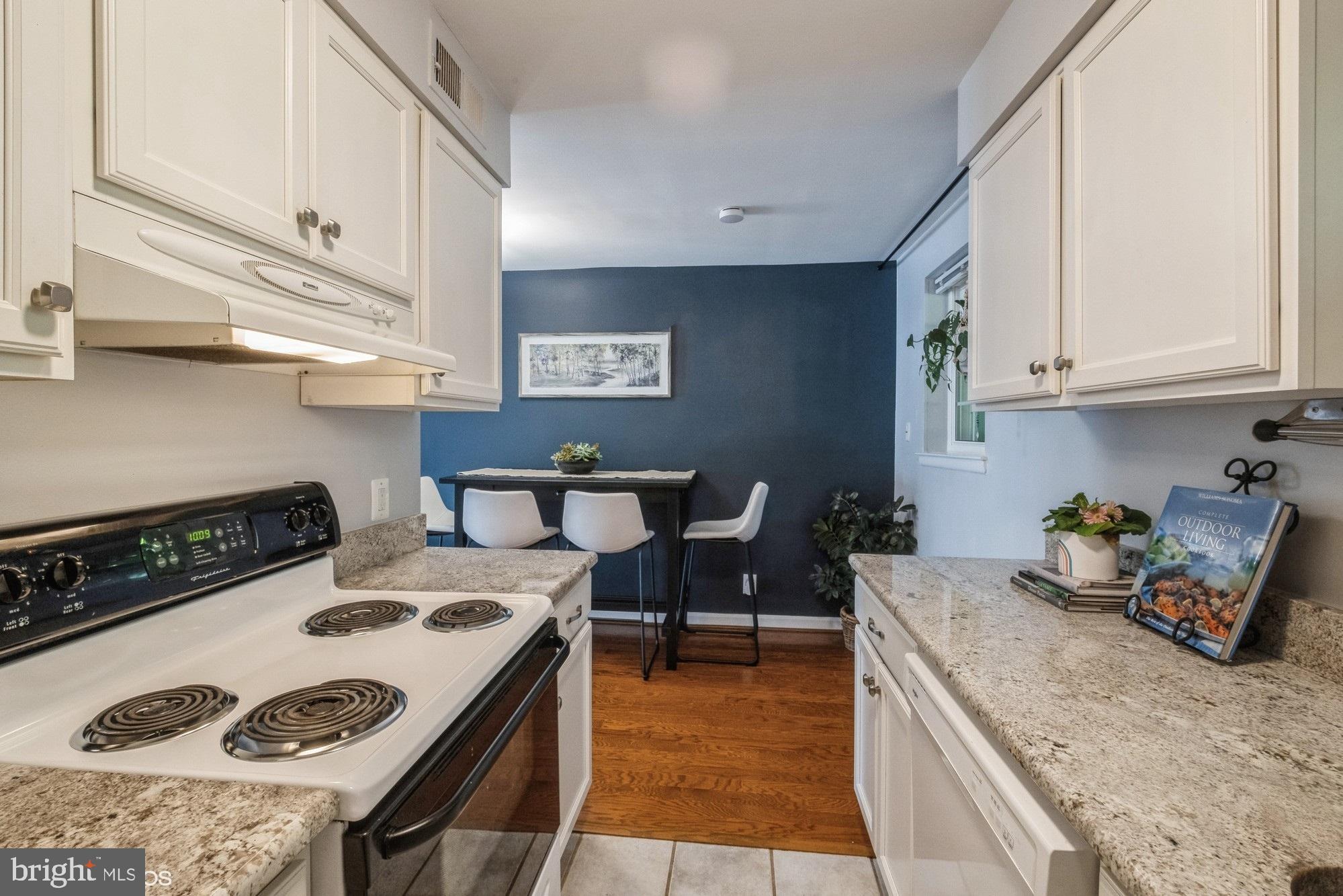 4646 28th Road South, Unit A Arlington, VA 22206 - Photo 15 of 38 Renovated kitchen with a range &white dishwasher