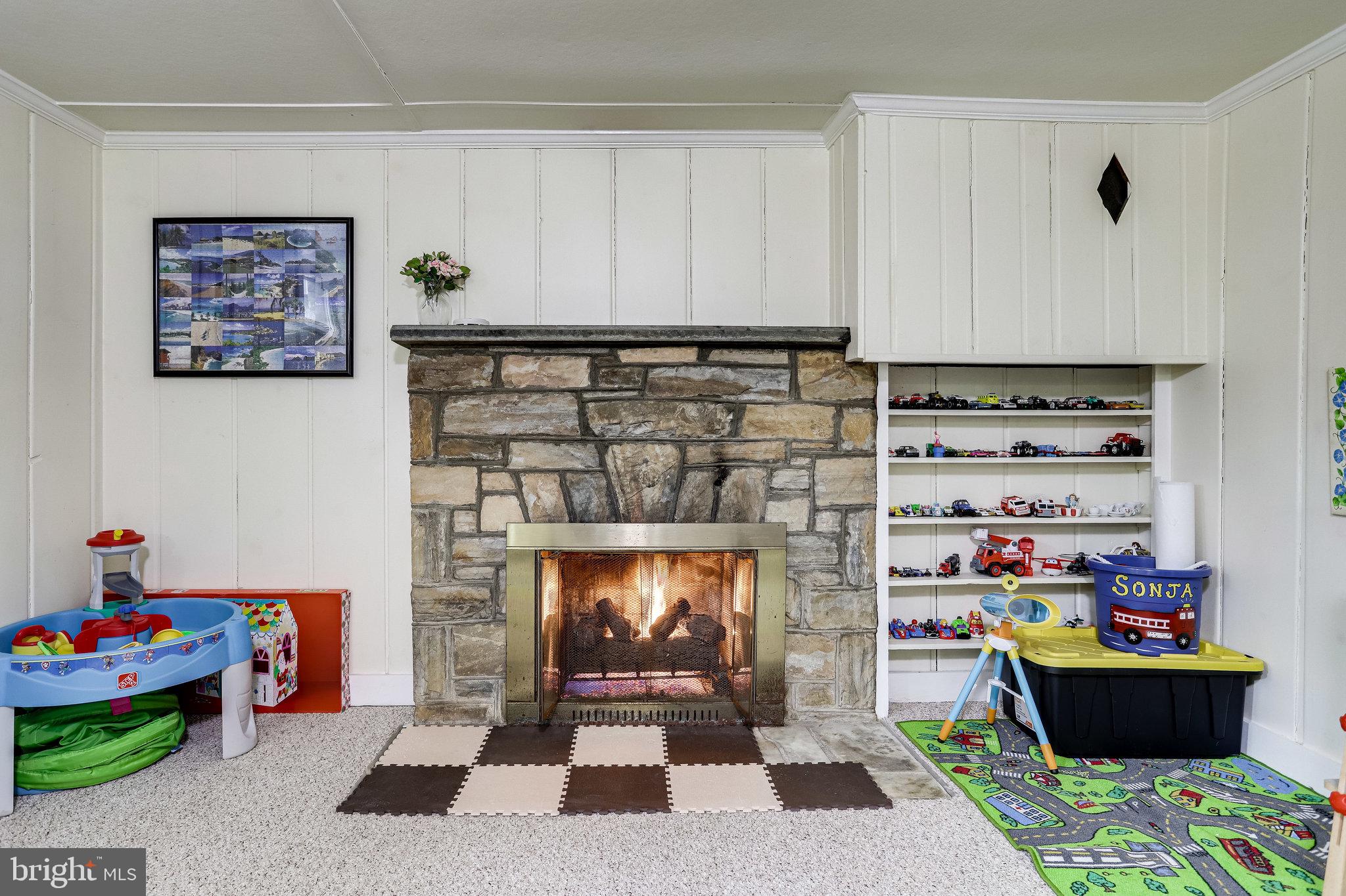 2763 Cameron Road Falls Church, VA 22042 - Photo 29 of 40 Stone Fireplace