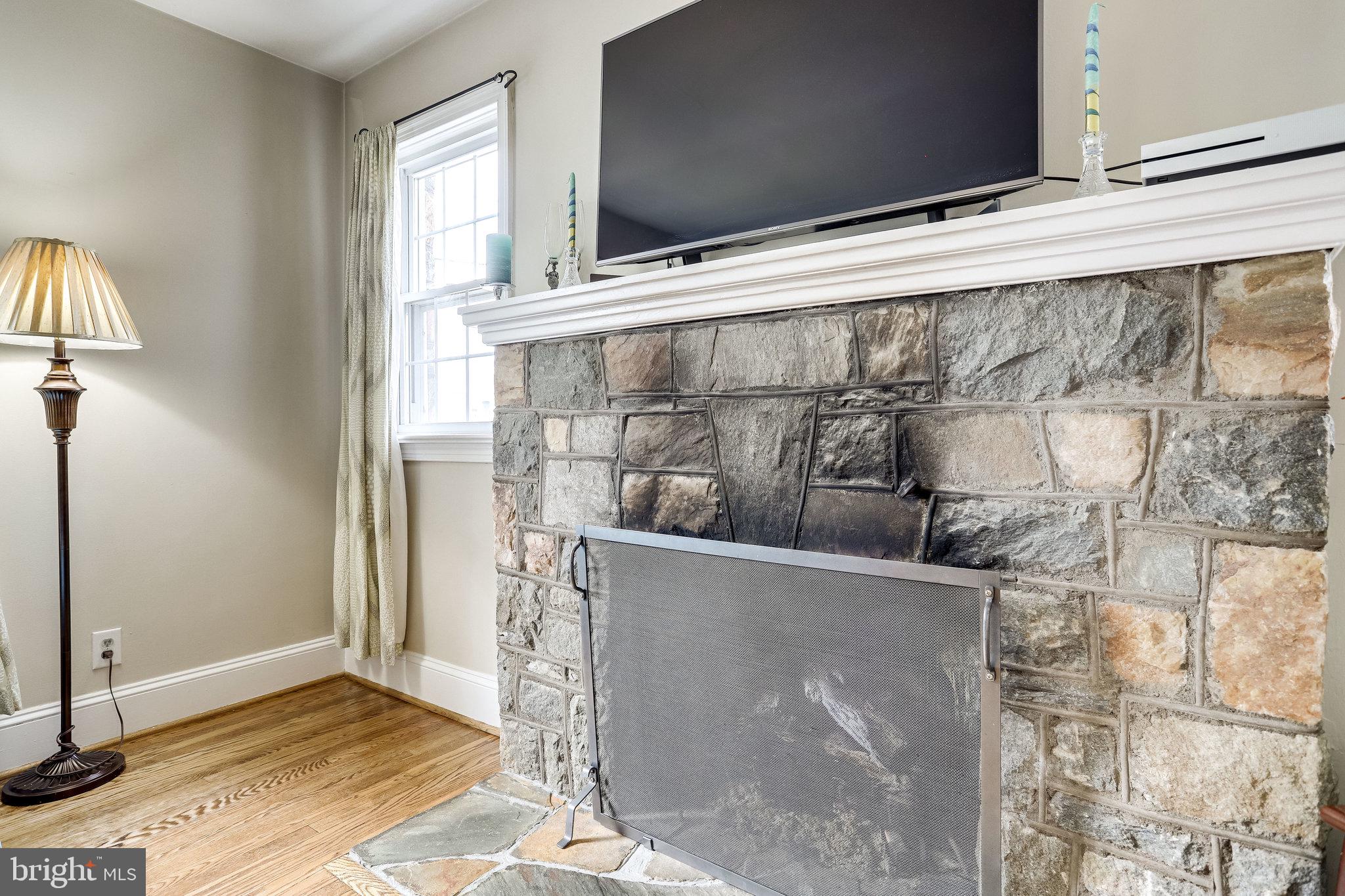 2763 Cameron Road Falls Church, VA 22042 - Photo 9 of 40 Stone Fireplace