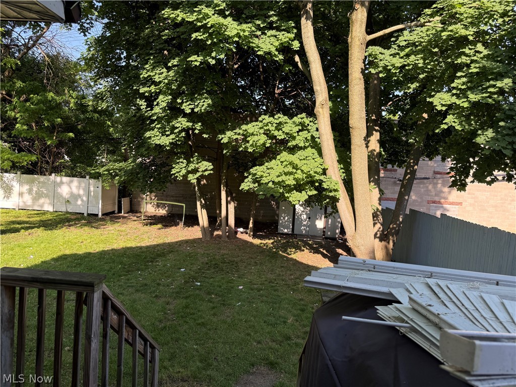 869 Berwin Street Akron, OH 44310 - Photo 5 of 16 Spacious yard view from deck