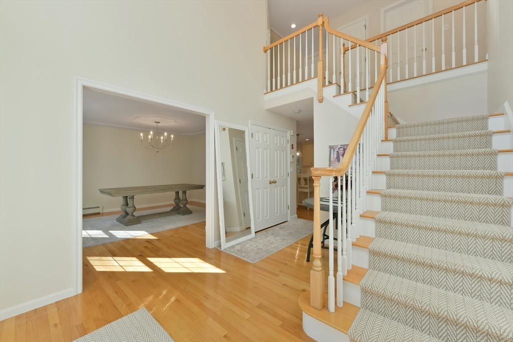 34 Valley Road Boxford, MA 01921 - Photo 15 of 42 a view of staircase with white walls and railing