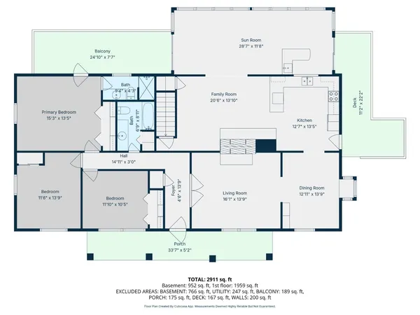 a view of a living room with wooden floor