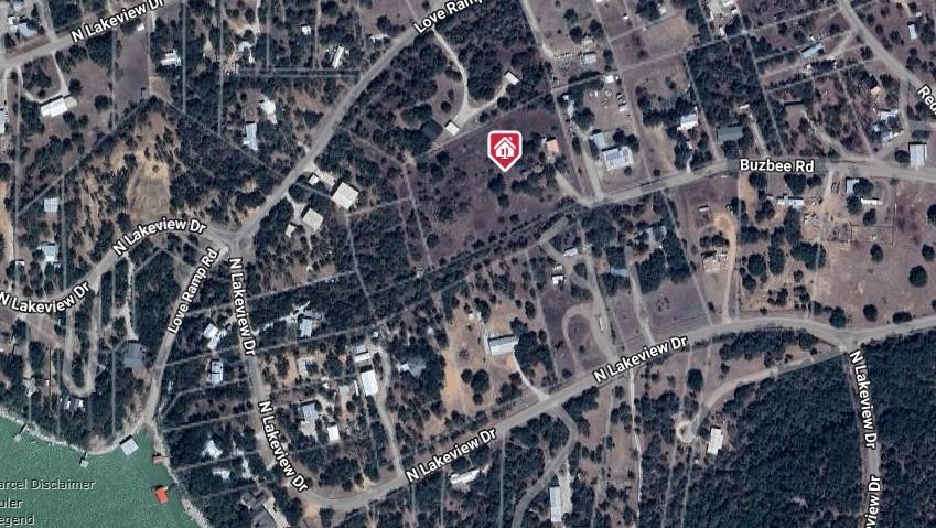 Aerial overview of property's location