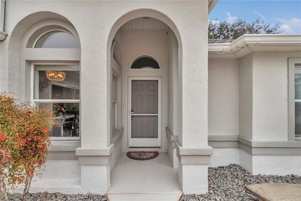 Welcoming front entry way