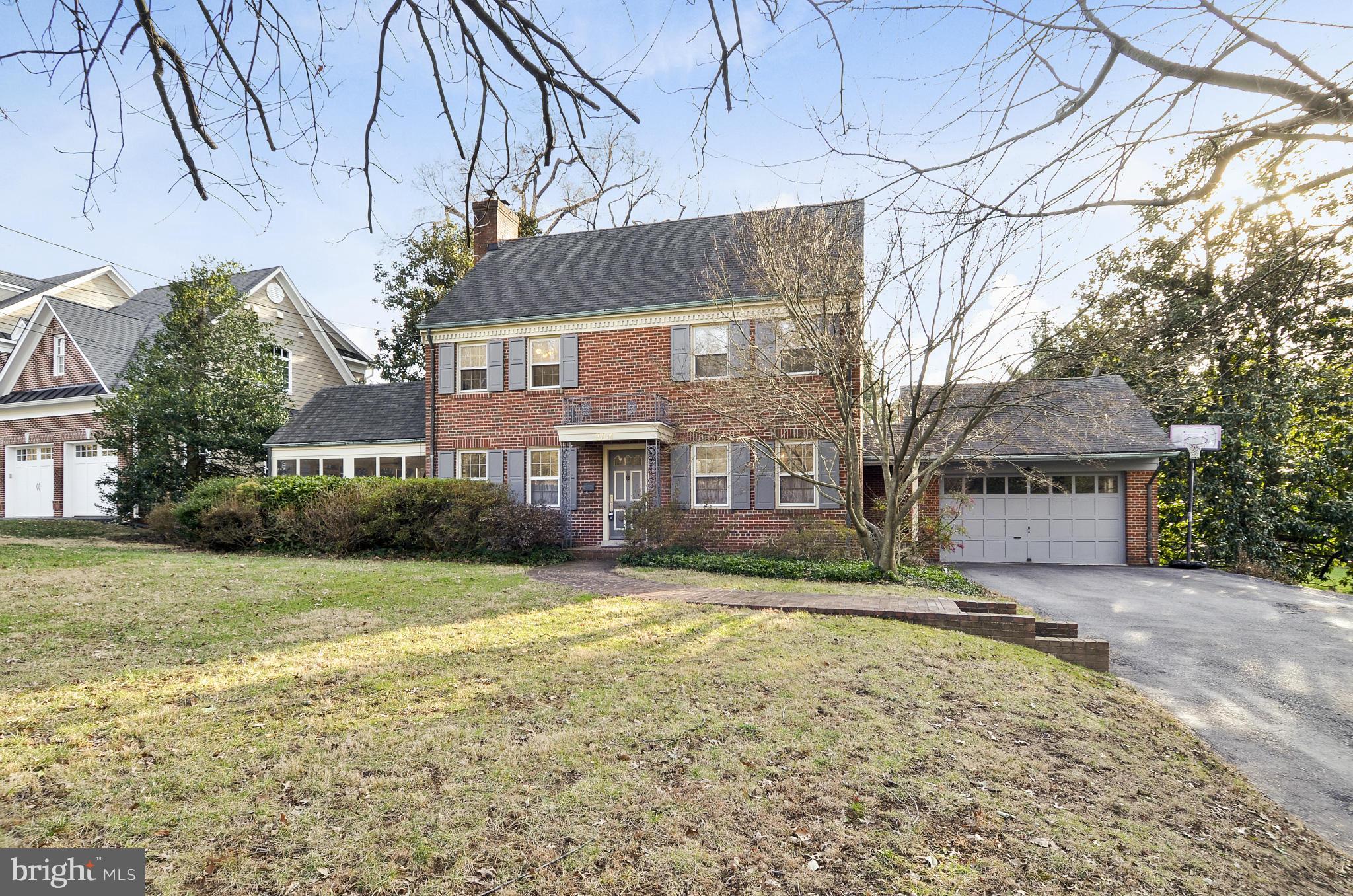 9704 Elrod Road Kensington, MD 20895 - Photo 2 of 30 Colonial with Two Car Garage and Screened Porch
