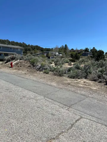 a view of road with view of ocean