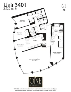 $1,490,000 | 1211 South Prairie Avenue, Unit 3401, Chicago, IL 60605