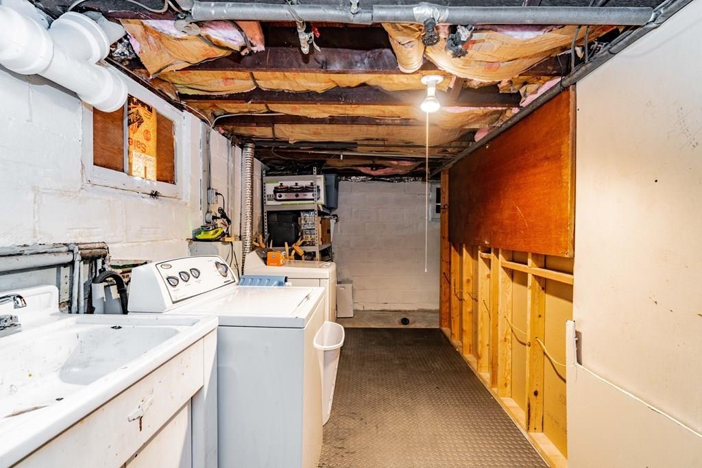 149 Eddy Street Springfield, MA 01104 - Photo 31 of 42 a utility room with dryer and washer