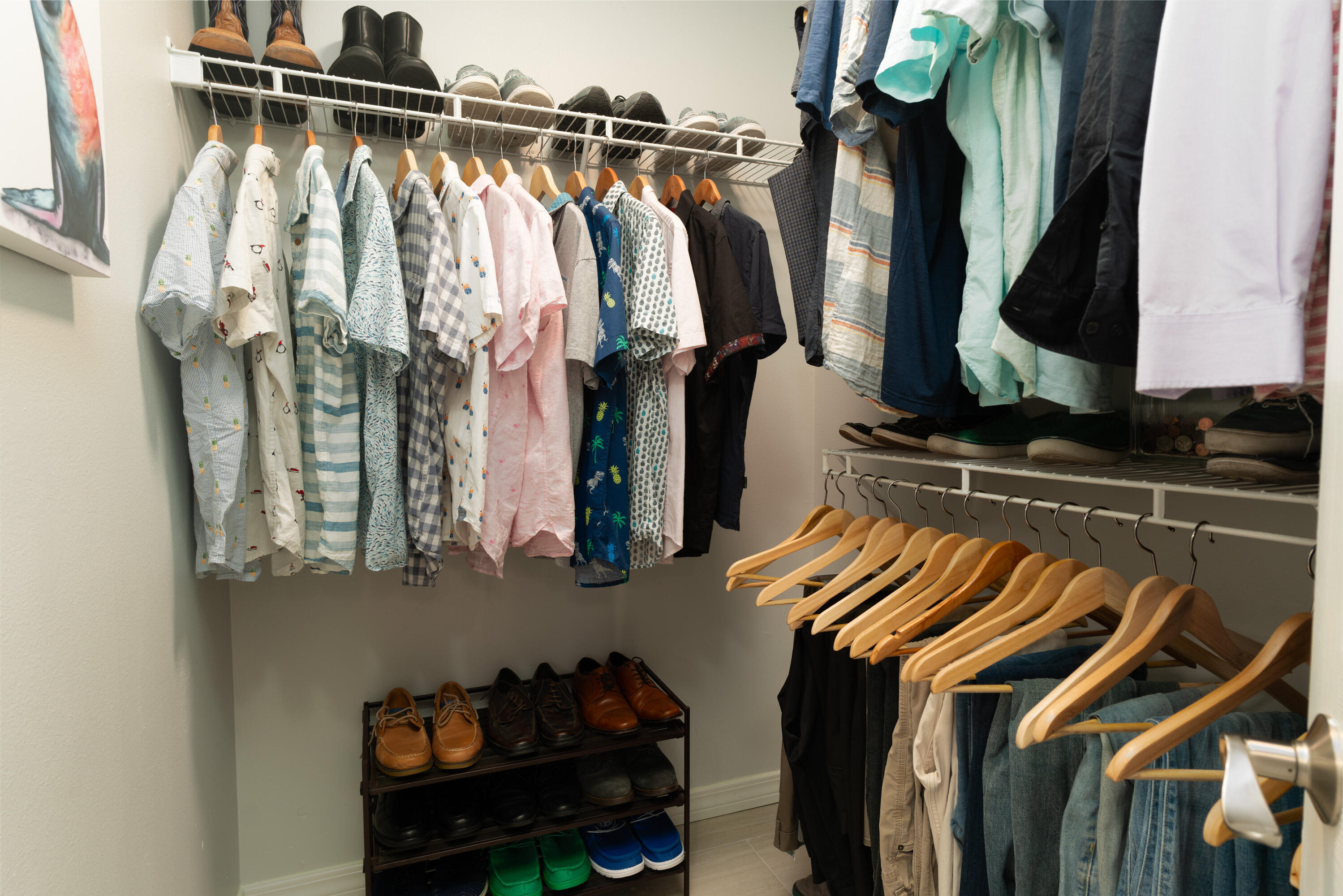 714 Riva Ridge Drive Crestview, FL 32539 - Photo 20 of 37 a view of walk in closet with clothes and shoes