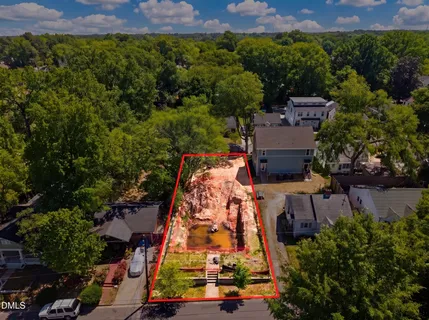 an aerial view of house with outdoor space