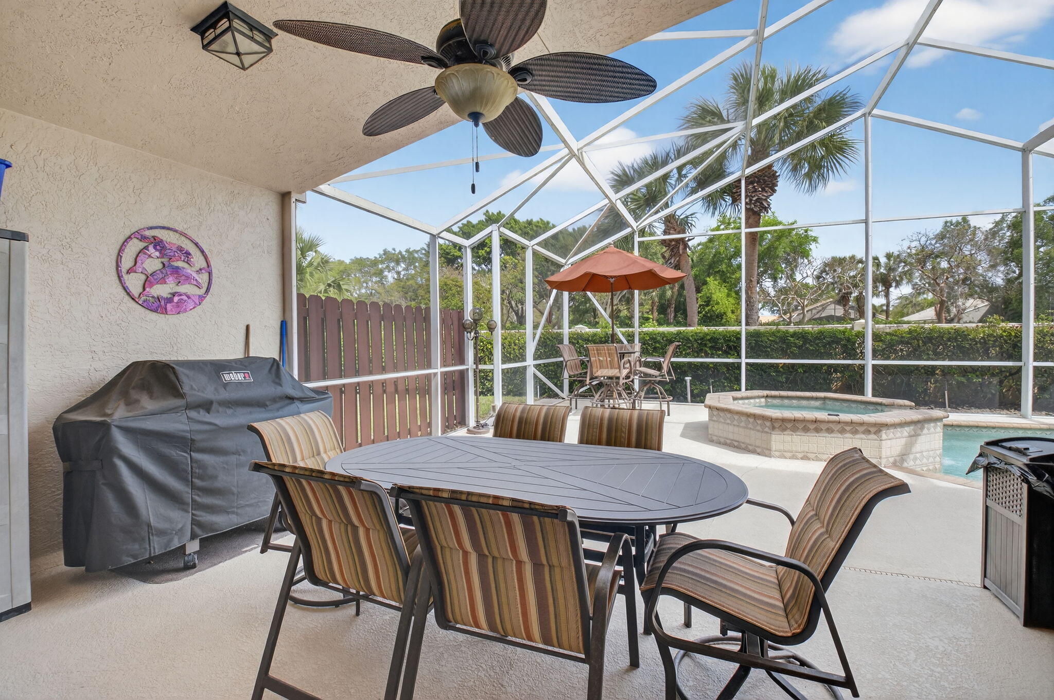8286 Duomo Circle Boynton Beach, FL 33472 - Photo 36 of 79 a view of a dining room with furniture window and outside view
