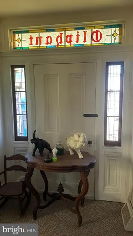 a room with furniture