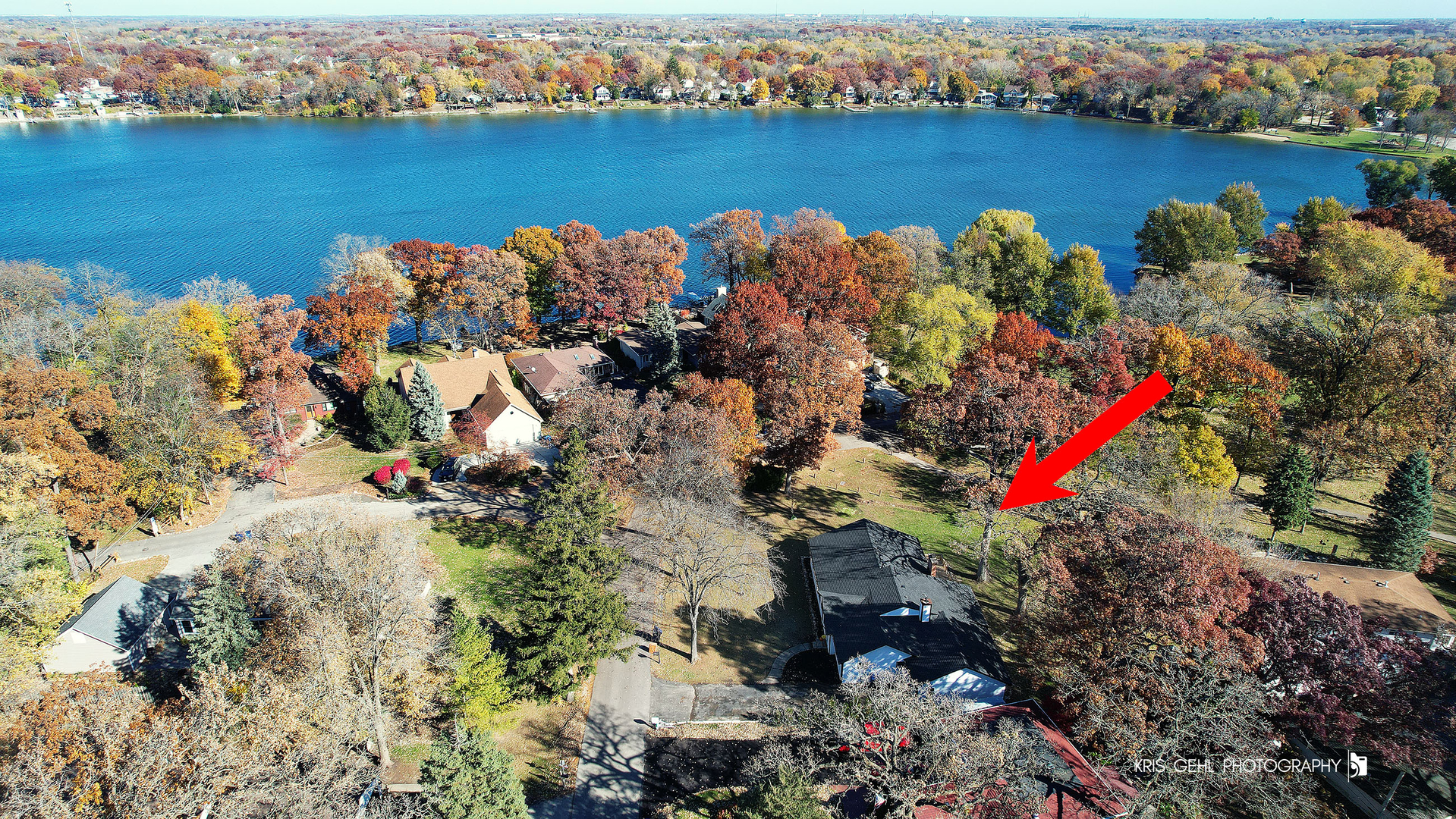 18653 West Willow Point Road Grayslake, IL 60030 - Photo 42 of 49 a view of a lake with a mountain view