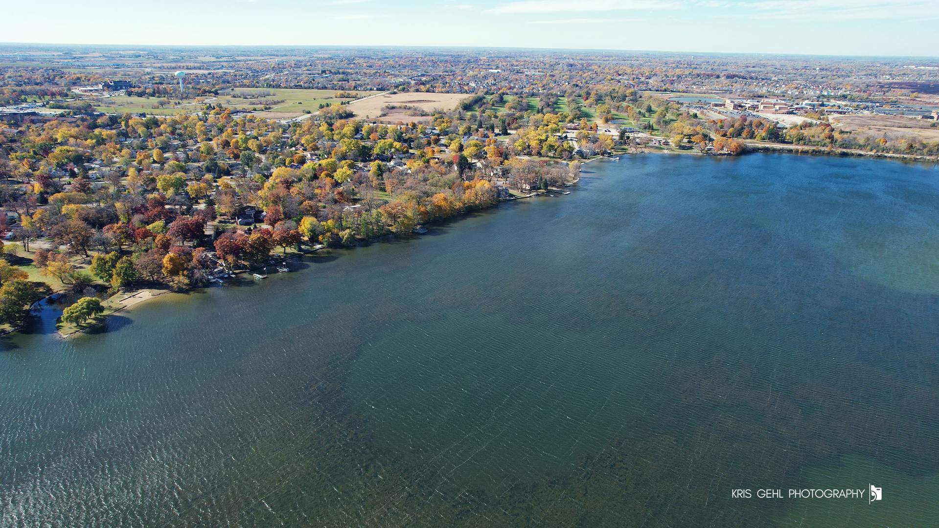 18653 West Willow Point Road Grayslake, IL 60030 - Photo 49 of 49 an aerial view of a city with lots of residential buildings