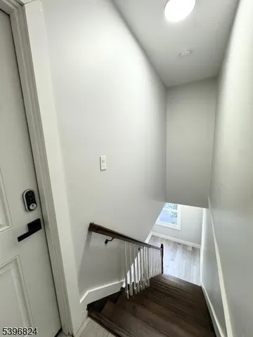 a view of entryway with a window