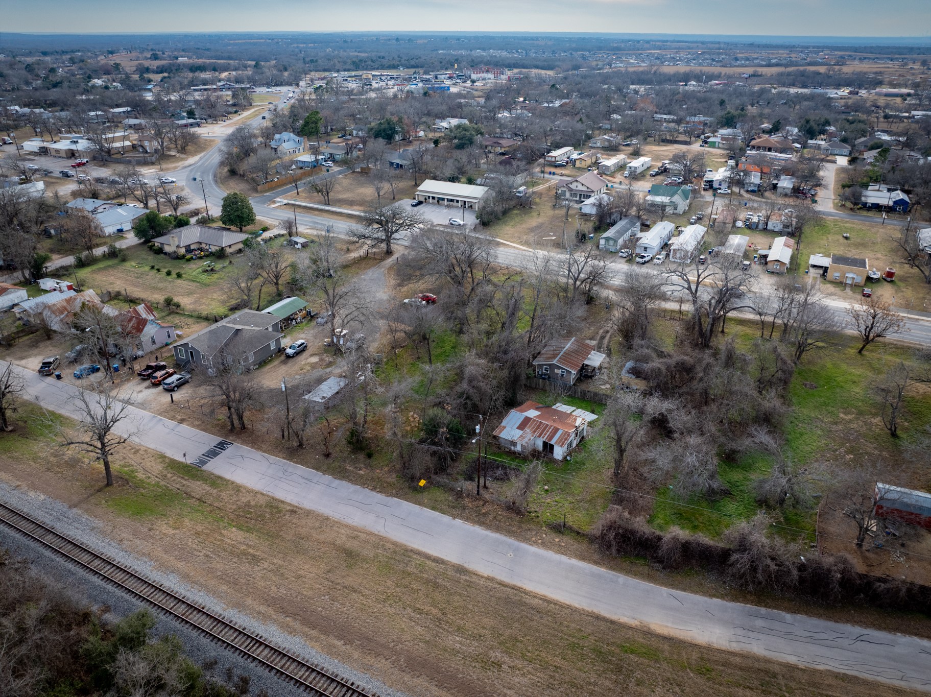 418 South Ave D Elgin, TX 78621 - Photo 25 of 29 an aerial view of multiple house
